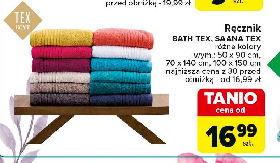 Ręcznik 100 x 150 cm TEX HOME promocja