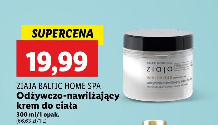 Odżywczo-nawilżający krem do ciała promocja