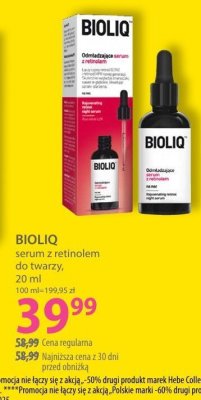 Serum z retinolem do twarzy Bioliq promocja w Hebe
