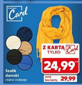 Szalik damski promocja w Kaufland