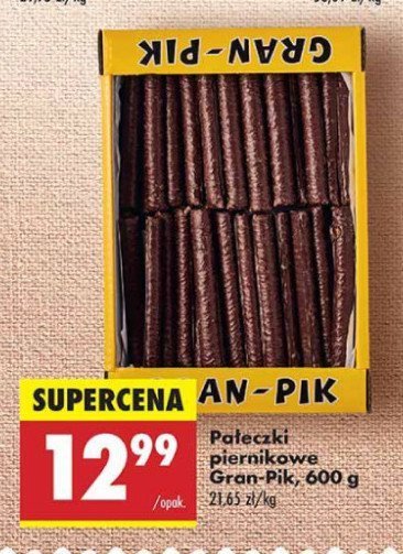 Pałeczki piernikowe Gran-pik promocja