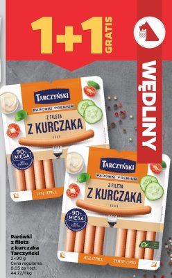 Parówki z fileta z kurczaka  promocja w Netto