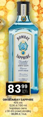Gin Bombay Sapphire promocja w Twój Market