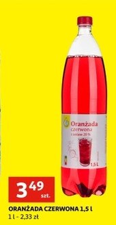 Oranżada czerwona Podniesiony kciuk promocja w Netto