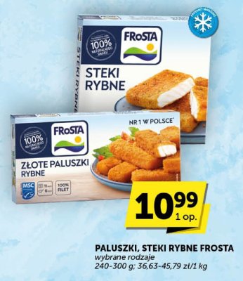Paluszki, steki rybne Frosta promocja w Euro Sklep