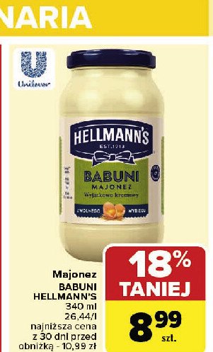 Majonez babuni Hellmann's promocja