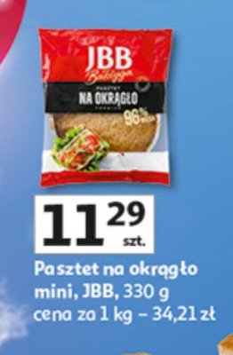Pasztet na okrągło mini JBB promocja w Auchan