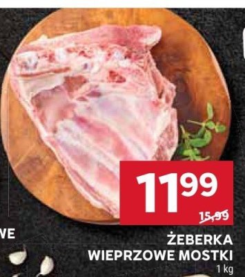 Żeberka wieprzowe mostki promocja w Stokrotka