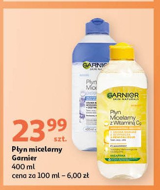 Płyn micelarny z olejkiem z ekstraktem z bławatka Garnier skin naturals promocja