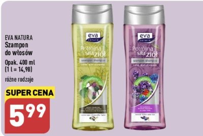 Szampon do włosów lawenda + chaber + dzika róża EVA NATURA POTRÓJNA SIŁA ZIÓŁ promocja