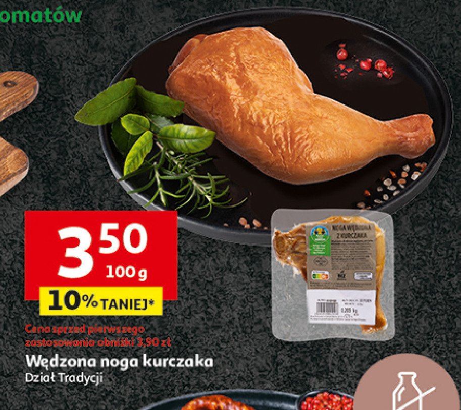 Noga z kurczaka wędzona Auchan pewni dobrego promocja