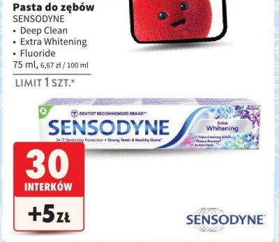 Pasta do zębów Sensodyne, różne rodzaje promocja w Intermarche