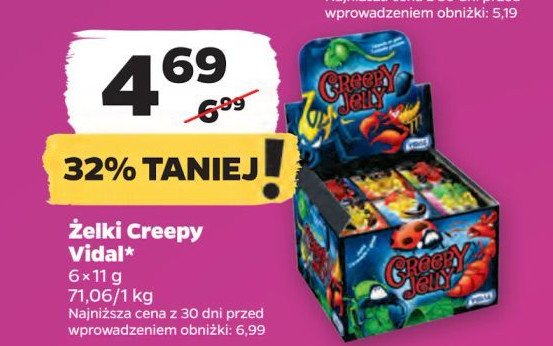 Żelki CREEPY JELLY promocja
