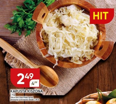 Kapusta kiszona promocja w Chata Polska
