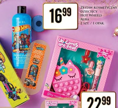 Zestaw kosmetyczny dziecięcy HotWheels Aura 2 szt. / 1 opak. promocja w Dino