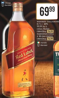 Whisky Tullamore promocja w Dino