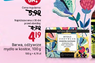 Myd艂o od偶ywcze stokrotka-niacynamid promocja