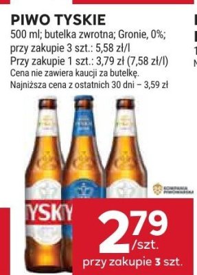 Piwo Tyskie promocja w Stokrotka
