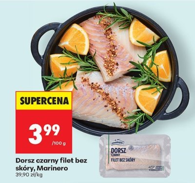 Dorsz czarny filet bez skóry   promocja w Biedronka