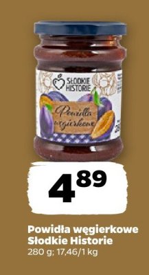 Powidła węgierkowe Słodkie Historie promocja w Netto