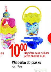 Wiaderko do piasku promocja