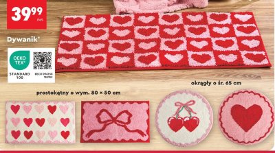 Dywanik prostokątny 80 × 50 cm promocja w Biedronka