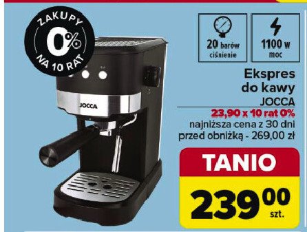 Ekspres do kawy JOCCA promocja