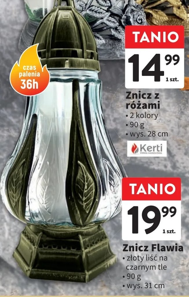 Znicz flawia 36h KERTI promocja w Intermarche