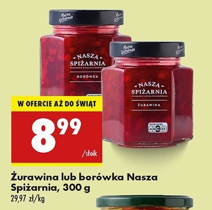 Żurawina Nasza spiżarnia promocja