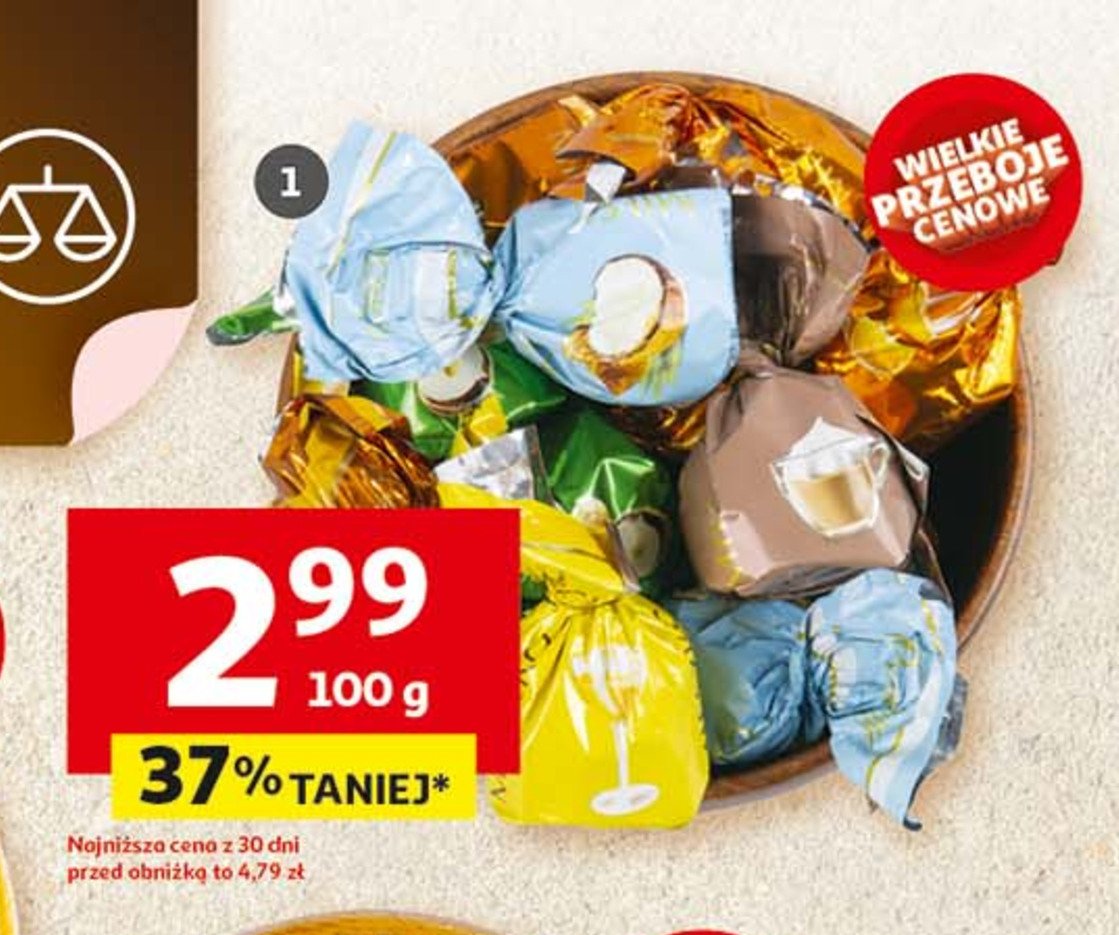 Cukierki mix Mieszko promocja w Auchan