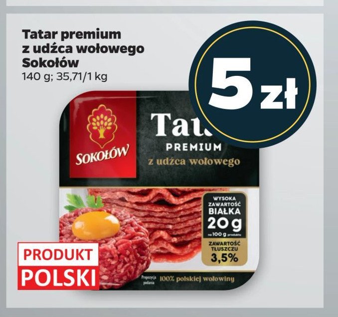 Tatra premium z udźca wołowego Sokołów promocja