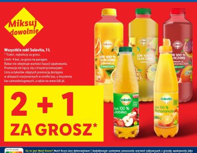 Sok pomarańcza 100% promocja w Lidl