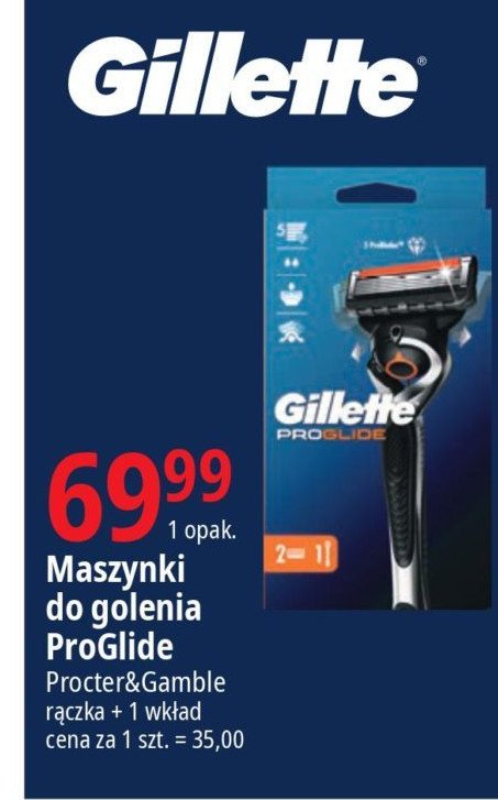 Maszynka do golenia Gillette fusion proglide promocja