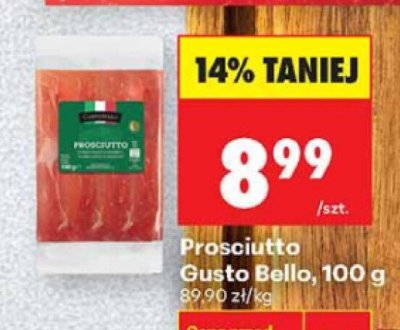 Prosciutta Gusto Bello promocja w Biedronka