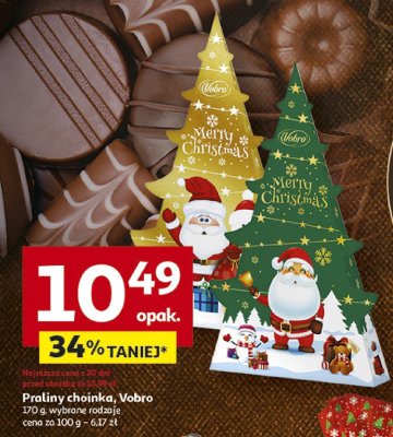 Praliny choinka, Vobro różne rodzaje promocja w Auchan