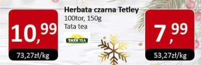 Herbata czarna Tetley Tata tea 100tor, 150g promocja w Market Point