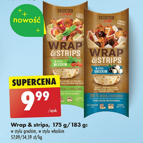 Wrap & strips z sosem pad thai Selected for you promocja