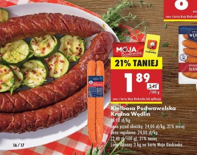 Kiełbasa podwawelska Kraina wędlin promocja
