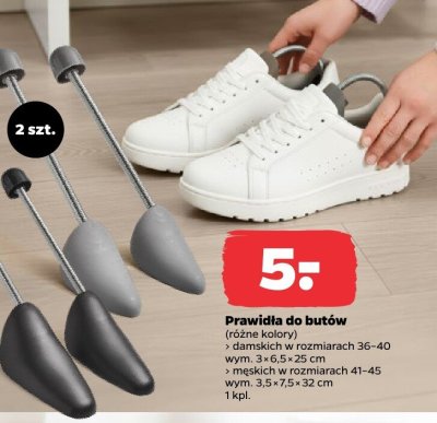 Prawidła do butów męskich w rozmiarach 41-45 promocja w Netto