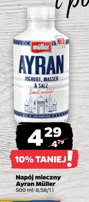 Napoj Muller ayran promocja