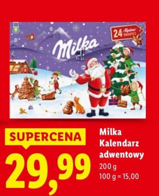 Milka Kalendarz adwentowy promocja w Lidl