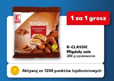 Migdały całe promocja w Kaufland