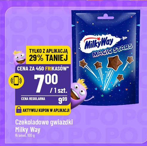 Czekoladki Milky way magic stars promocja