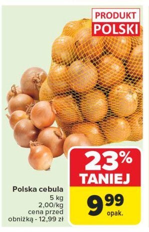 Cebula żółta promocja w Carrefour