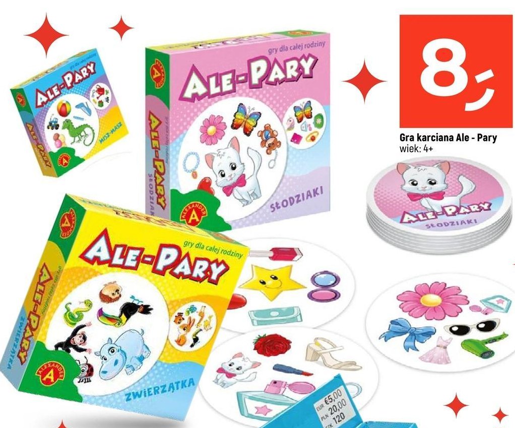 Gra ale-pary słodziaki Alexander promocja w Dealz