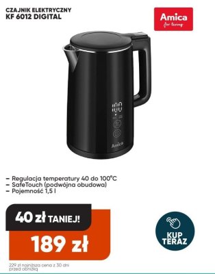 Czajnik elektryczny KF 6012 DIGITAL promocja w Max Elektro