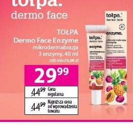 Peeling do twarzy 3 enzymy Tołpa dermo face enzyme promocja