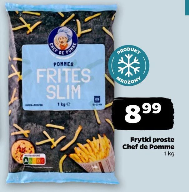 Frytki proste Chef pomme promocja