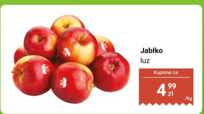 Jabłko luz promocja w Dino