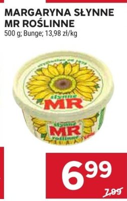Margaryna MARGARYNA SŁYNNE MR ROŚLINNE promocja w Stokrotka